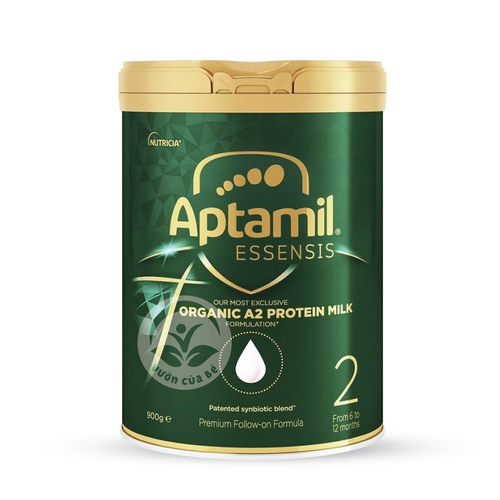 Sữa bột hữu cơ Aptamil Essensis Organic Úc số 2 hộp 900g - Từ 6 -> 12 tháng